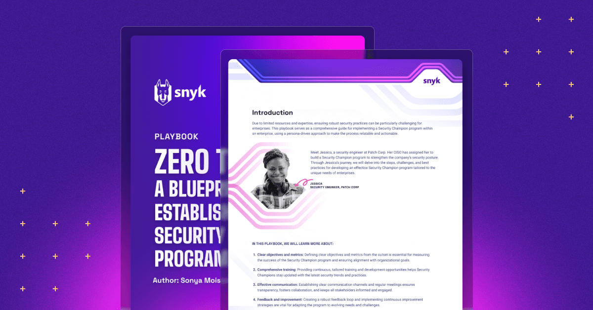 Zero to hero: A blueprint for establishing a security champions program