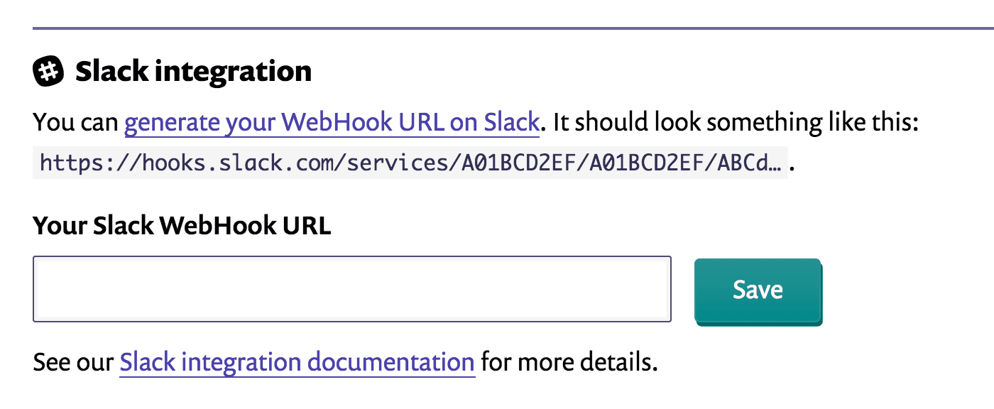 Slack-Integration-Settings