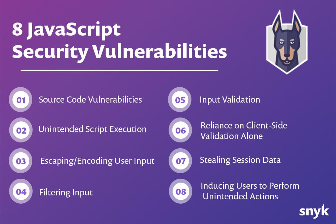 8 JavaScript security vulnerabilities