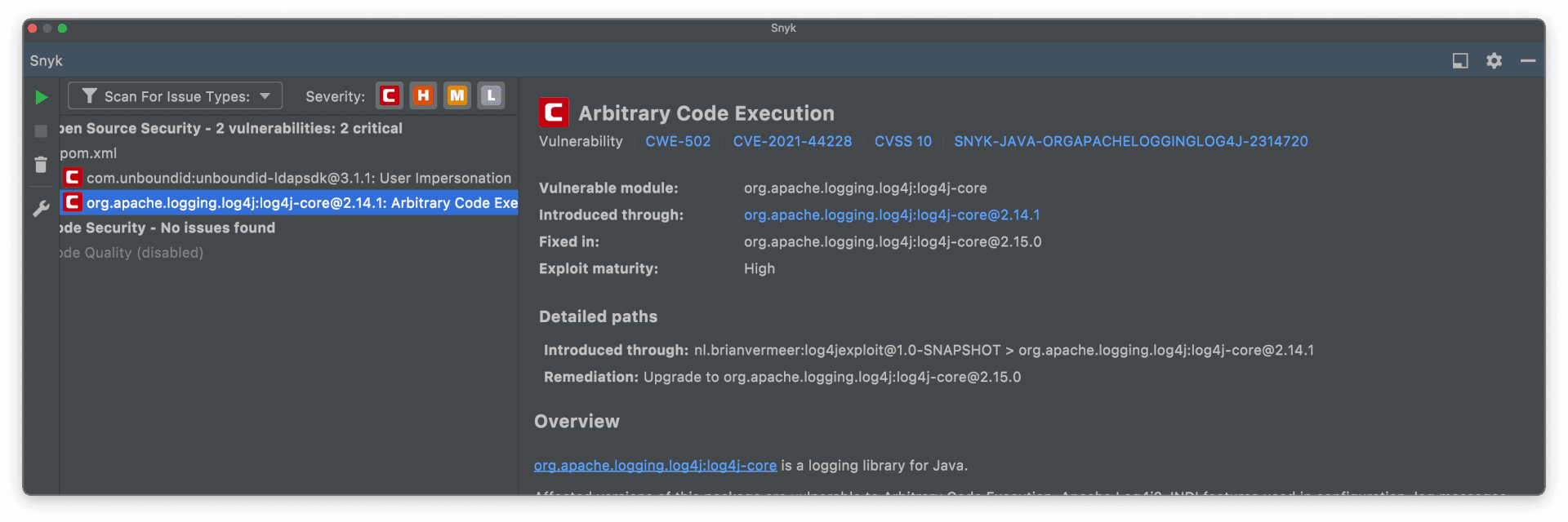 wordpress-sync/Arbitrary-Code-Execution-in-log4j-core