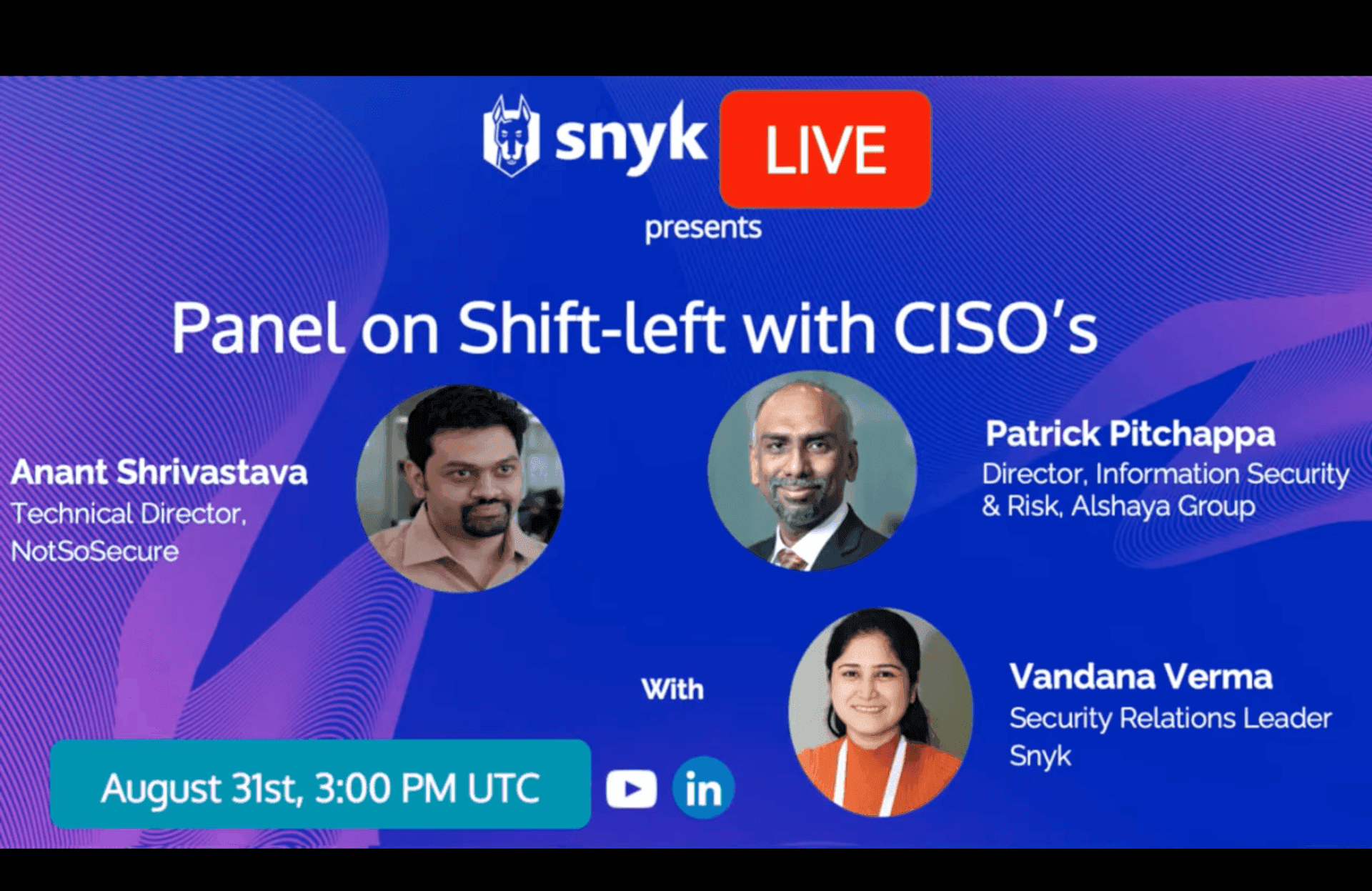 Panel on Shift Level with CISO's Part - 1 with Anant Shrivastava and Patrick Pitchappa