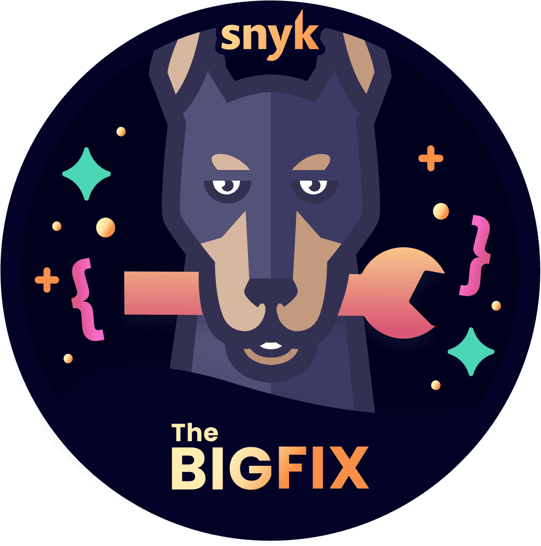 Badge for #TheBigFix 2023