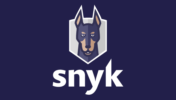 the snyk logo - a doberman