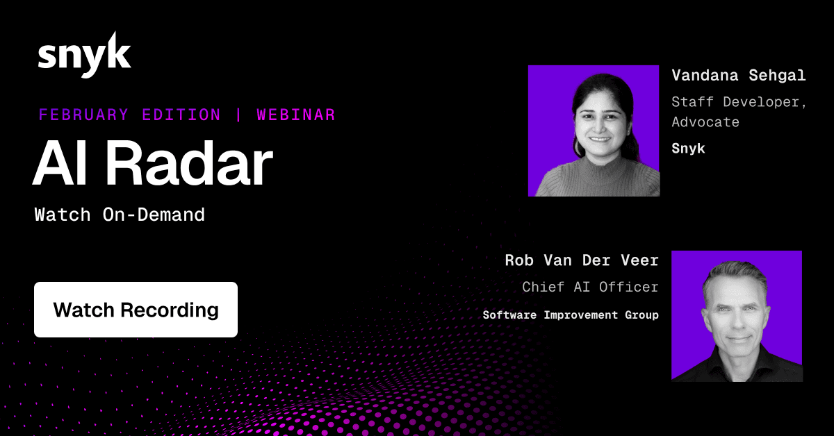 Webinar AI Radar February On Demand headshots
