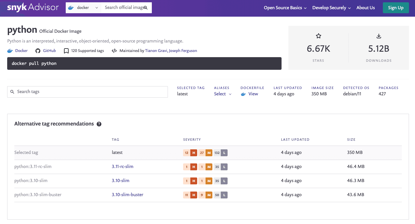 Best practices for containerizing Python applications with Docker | Snyk
