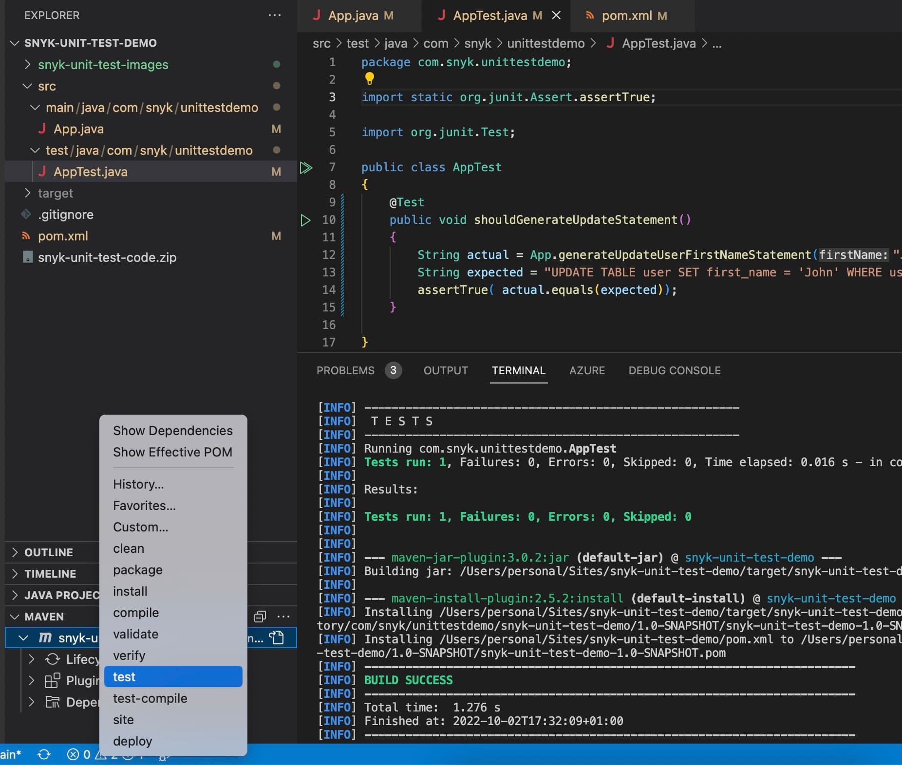 Writing unit tests in Java | Snyk
